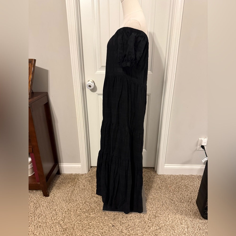 YFB Black Off-Shoulder Maxi Dress - Picture 4 of 15